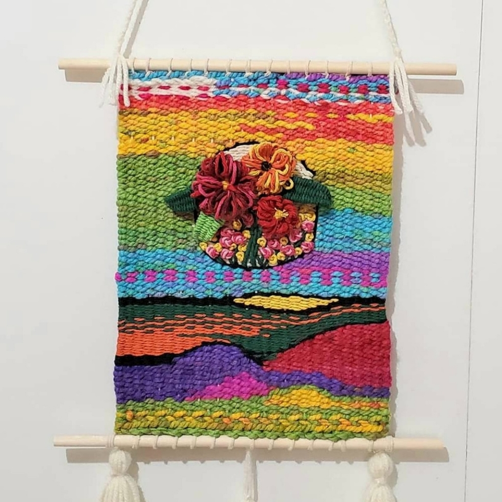 Handmade weaving wall hanging/wall art / yarn art / fiber art